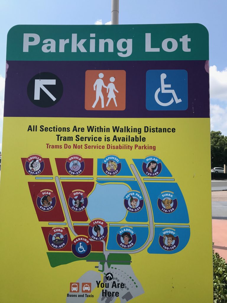 who was the only dwarf that disney did not name a magic kingdom parking lot after