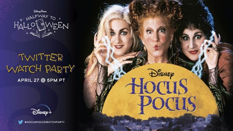 Hocus Pocus Twitter and Disney+ Watch Party - Disney Over 50