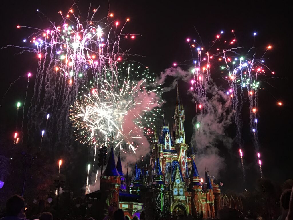 New Year S Eve Fireworks At The Magic Kingdom Disney Over