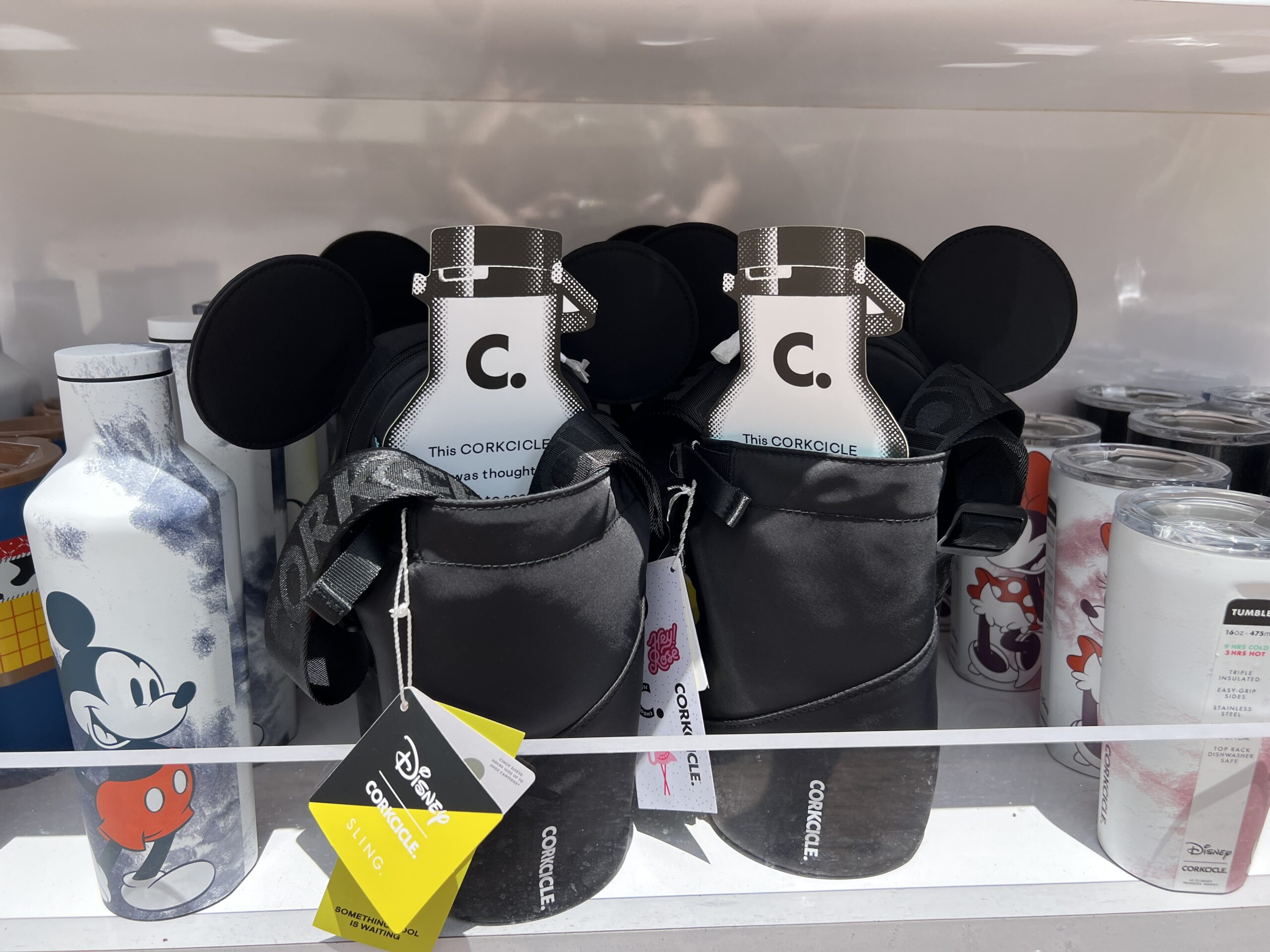 Disney 100 Corkcicle Sling Bag with Mickey Ears - Iridescent New Sold Out