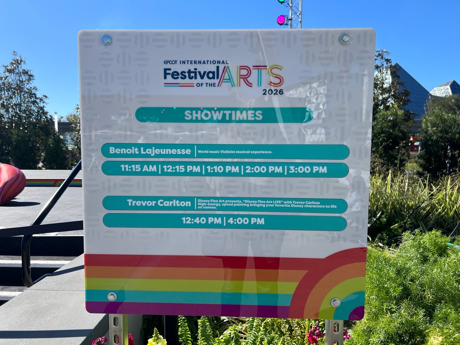 Ten Second Tip: Entertainment Times During the Epcot International ...